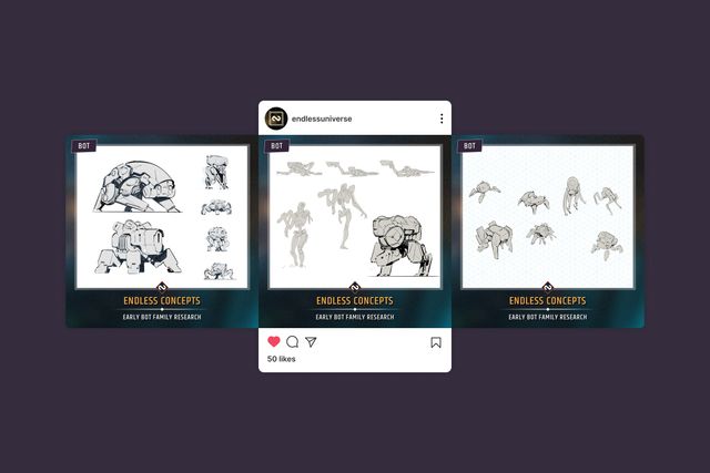 Concept art: Bot family