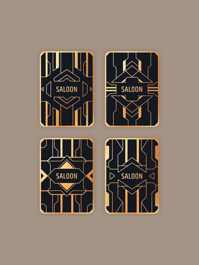 Saloon board card concepts